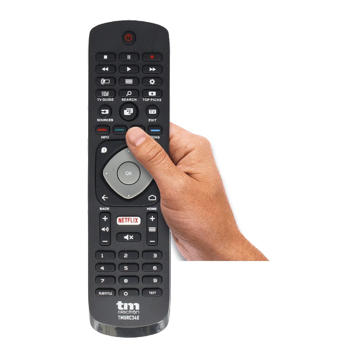 Philips universele afstandsbediening TM Electron Zwart